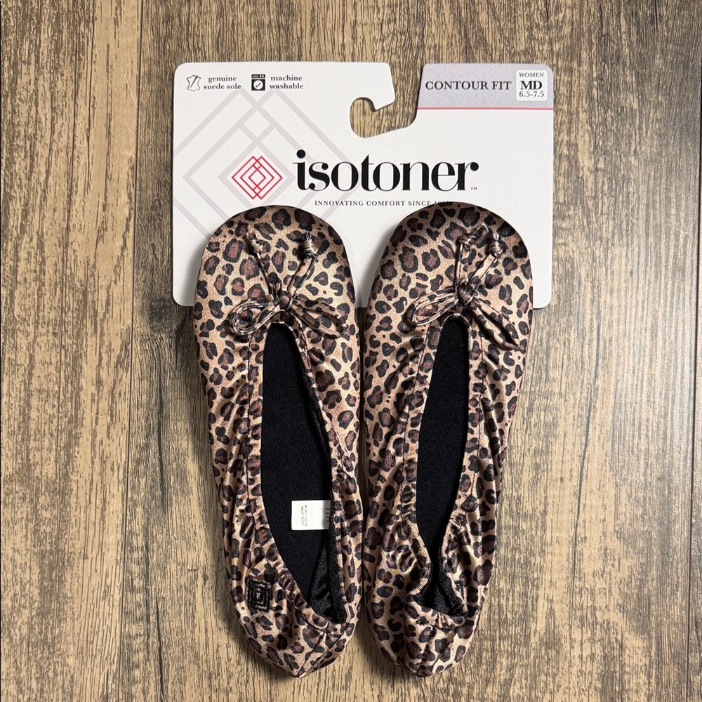 Cheetah Print Slippers